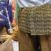 Thai Fisherman Yoga Pants Mandala Mantra Orange