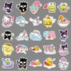 50 Sanrio Cute Cartoon Stickers: Guka, Pompompurin, Kuromi for Decorating Phone Cases, Small Mochi Stickers
