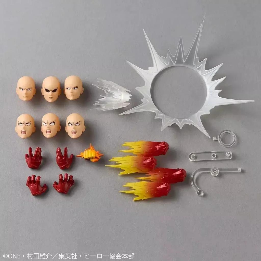 KAIYODO Amazing Yamaguchi Revoltech Saitama Figura de Acción ONE PUNCH-MAN Estatua de PVC Modelo de Anime Colección de Juguetes Regalo