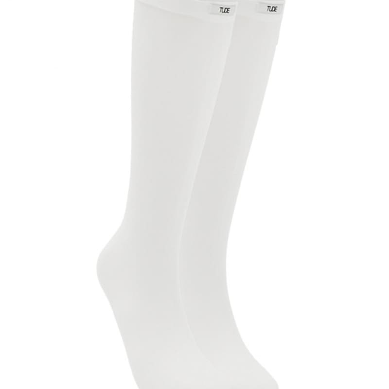 

ДЛИННЫЕ НОСКИ С ЛОГОТИПОМ TUDE БЕЛЫЕ ONE