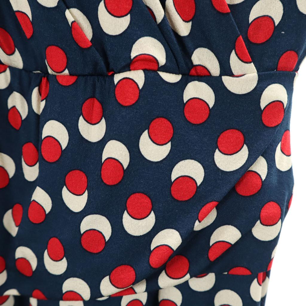 MAX MARA Overall handle French sleeve Knee-length dress S Navy Women Used