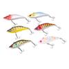 6PCS with Treble Hook Lipless Crankbaits 8cm 10g Crankbait Fishing Lures VIB Fishing Lures  for Bass