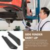 1Pair Rear Bumper Lip ABS Durable Rear Fender Skirt Lip Spoiler Car Exterior Protection Trim for Universal Car Models