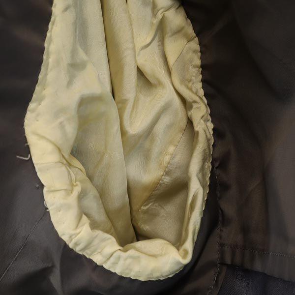 Lanvin Wool Blend Tailored Jacket Gray Double Button Men's Used