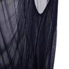 ISSEY MIYAKE made in Japan No sleeve Sheer one piece 2 Navy Women Used