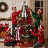 Large Bow Themed Party Decorations Christmas Tree Topper Bow Ribbon For Christmas Wedding Birthday Party Wall Pendant Decor 1PC
