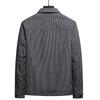 Spring and Autumn Thin Jacket Business Leisure Slim Youth Lapel Striped Jacket