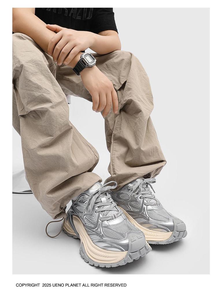 Rattlesnake Dad Sneakers - Retro High-End, Thick Sole, Lightweight & Breathable Summer Casual Shoes for Couples