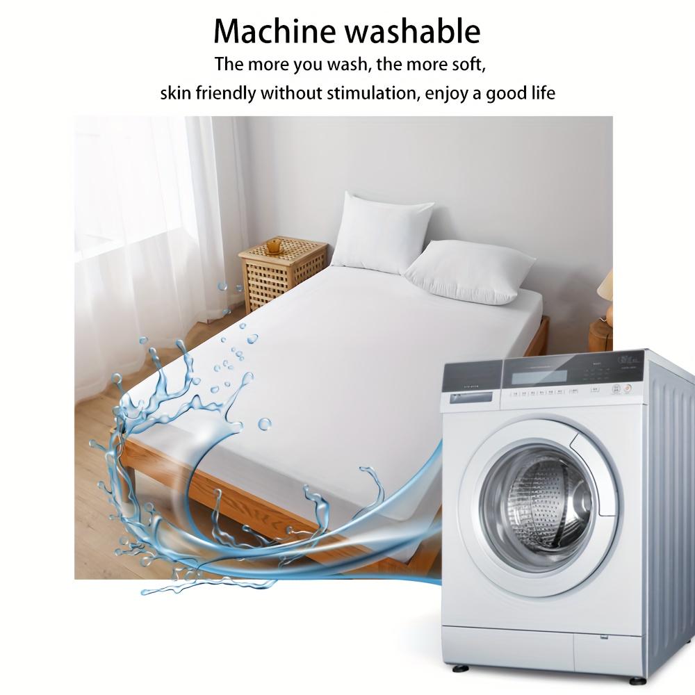 1pc Cooling Fitted Sheet made of 100% Cooling Nylon, Waterproof Bed Sheet Breathable Mattress Cover for  Sleepers in Summer