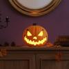 Warm Glowing Pumpkin Lantern Battery Powered LED Pumpkin Halloween Lamp  Party Goers