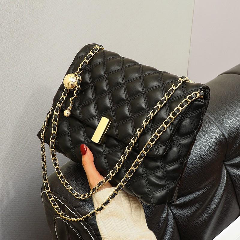 Bag Fashion Bag Women's Crossbody Bag Senior Sense Small Bag Spring/summer Classic Leather Chain Bag