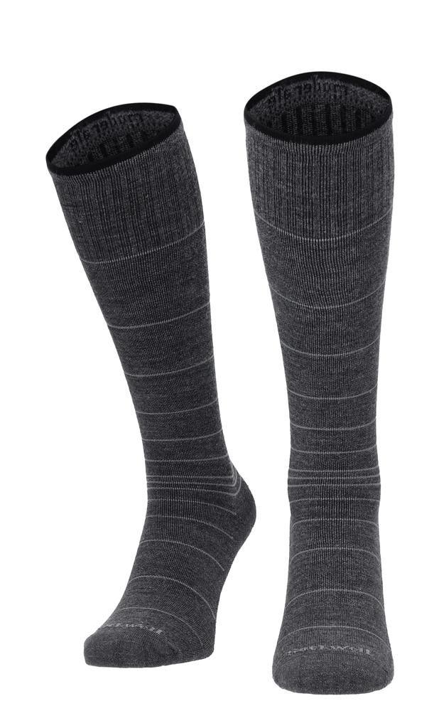 Sockwell Merino Wool CIRCULATOR 1 Pair Men's Socks, L/XL, Charcoal, SW1M850,