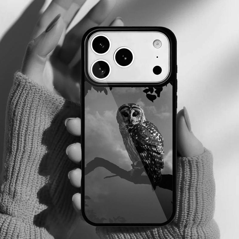 Camouflage Owl soft Phone Case for iPhone 17 16 15 14 13 Pro Max Back Cover for 12 11 Pro Coque
