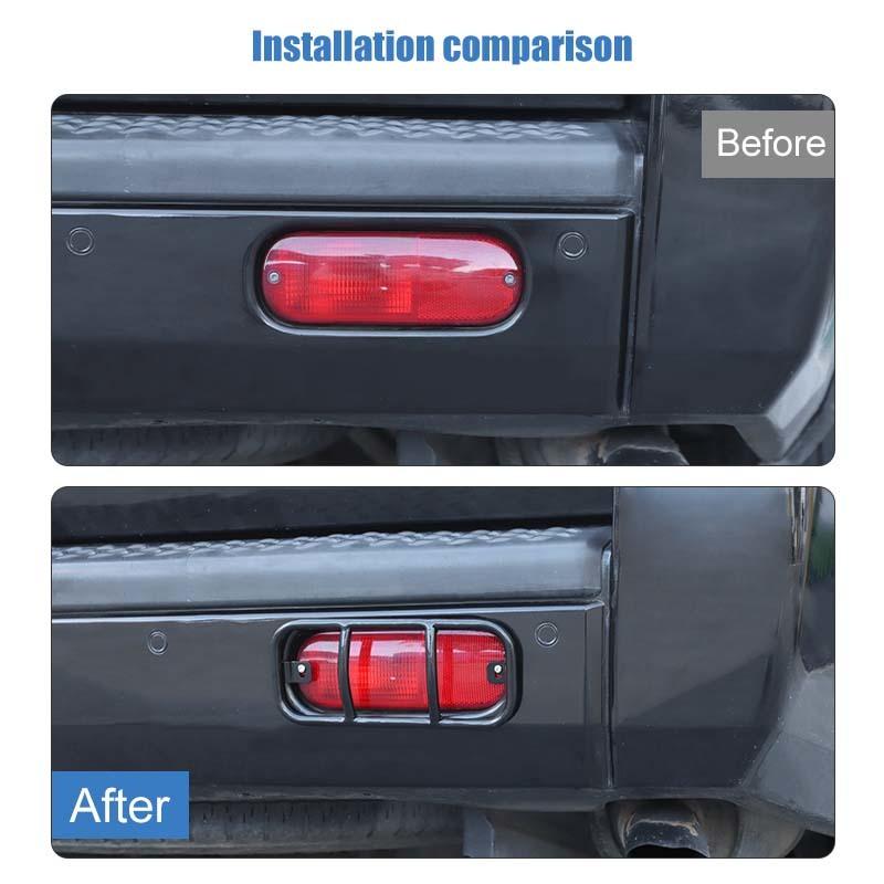 Bil Bakre Dimljus Lampskärm Skyddande Dekoration Kåpa För Jeep Grand Commander 2006-2010 Yttre Tillbehör