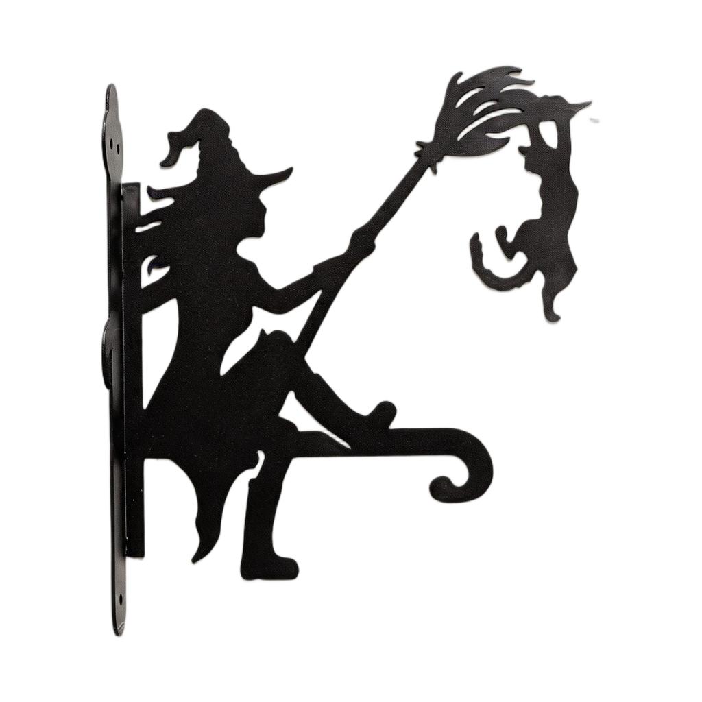 Halloween Wrought Witch Hanging Decor for Home and Garden