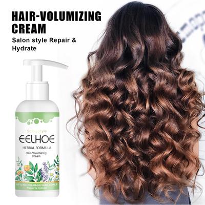 EELHOE Bouncy Volume Conditioning Cream Anti-Frizz Curly Hair Volume Natural Volume Styling Hair Care Elasticizer