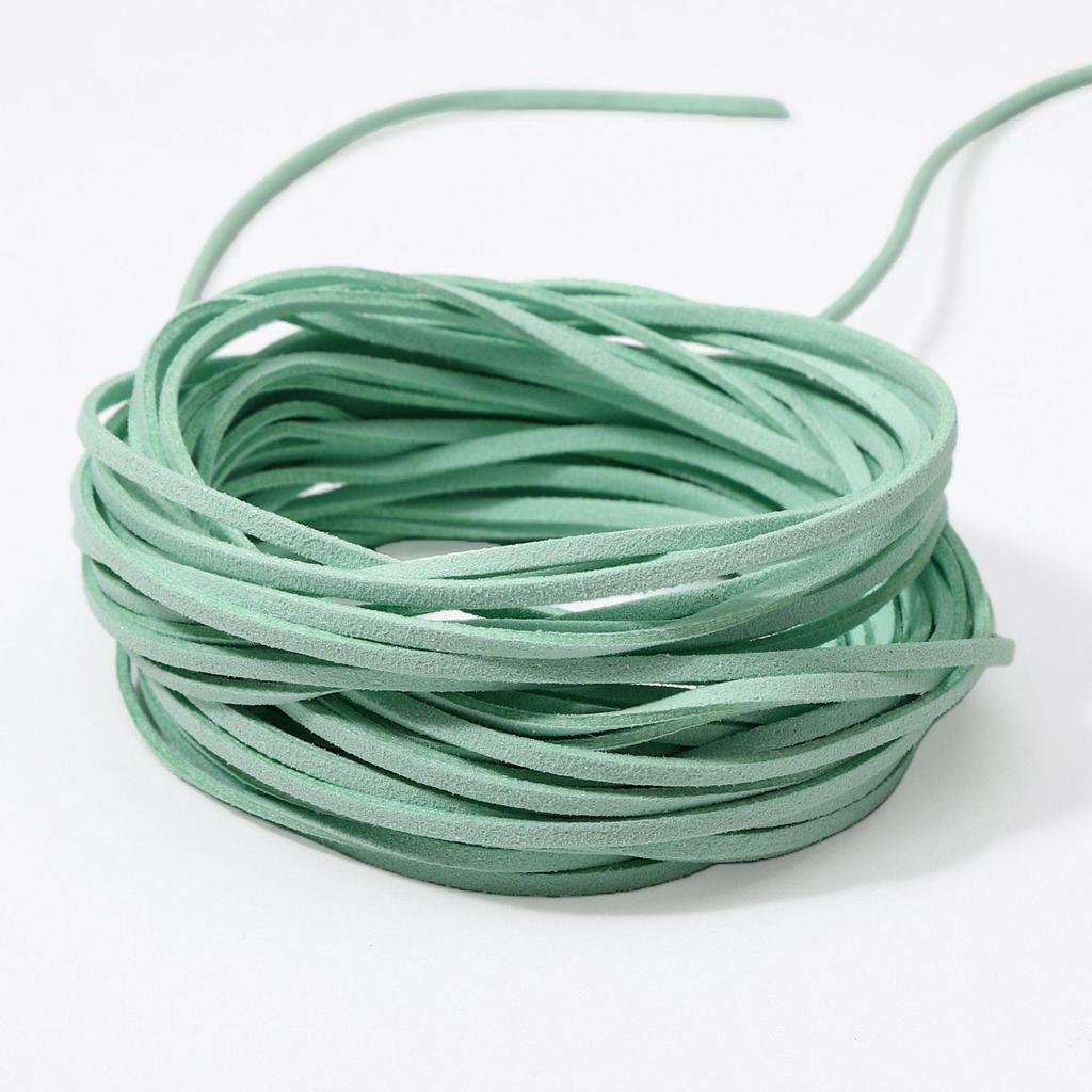Korean suede rope for DIY jewelry making, 3mm braided wire for bracelets and necklaces. Add a touch of handmade to your accessories!
