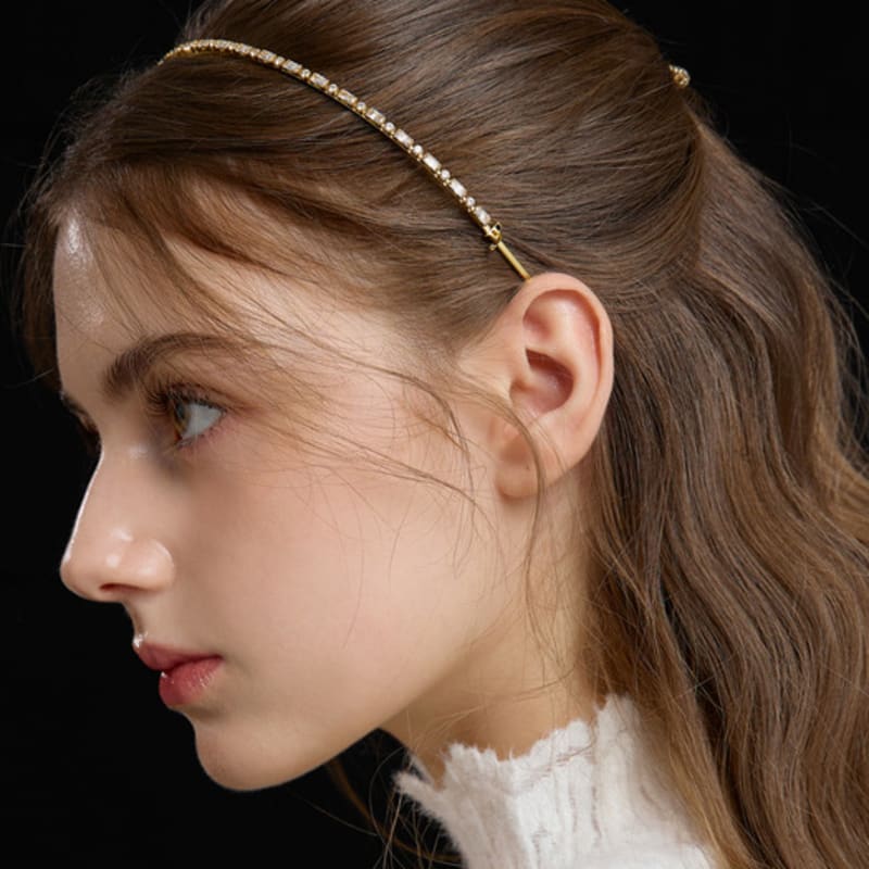 Jean Paul Clarisse Baguette Cubic Hairband JP-24-502HB