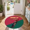 Ronaldo's Round Floor Rug Suitable for Bedrooms Hallway Kitchen Game Room Antislip Round Carpet Office home decor