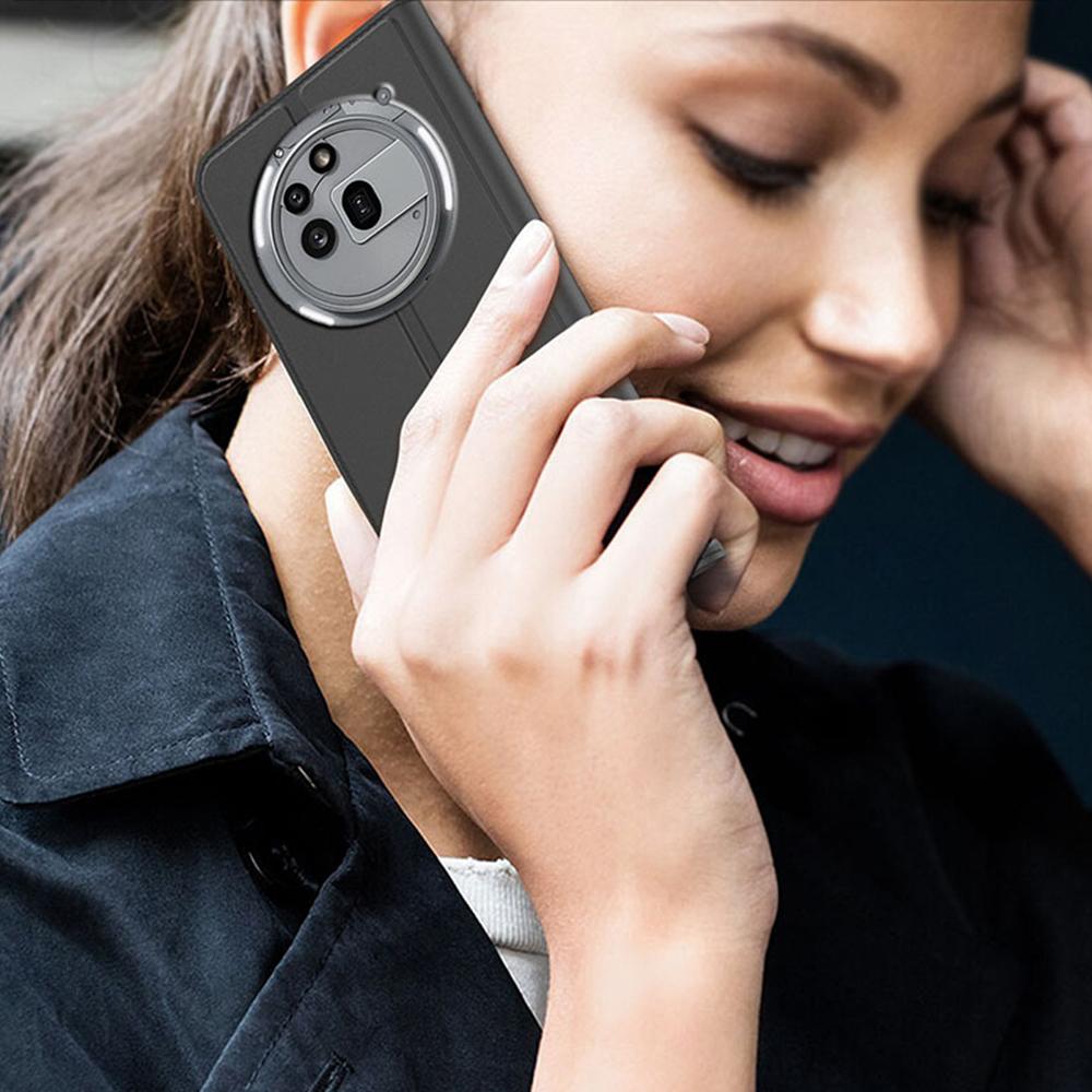 For Nothing Phone (3a) Pro Case PU Leather Phone Cover with Card Holder Stand