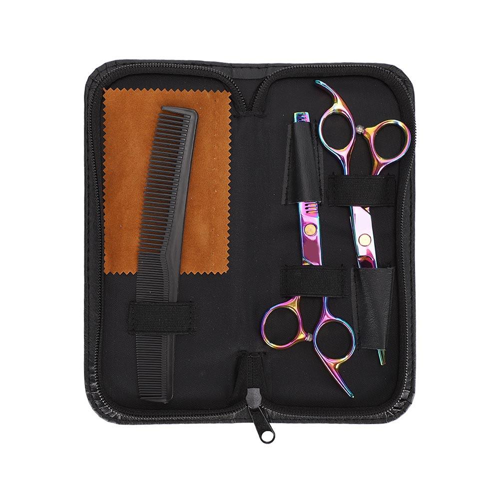 Professional Hair Cutting Scissors Stainless Steel Barber Salon Hairdressing Shear Set