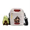 Stranger Things Canvas atmungsaktive kleine quadratische Tasche mit diagonalem Muster