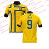 Vêtements Style Suédois Maillot de Football Séchage Rapide Maillot Isak 9 Maillot de Football d'Extérieur Édition Spéciale Entraînement T-shirt Enfant