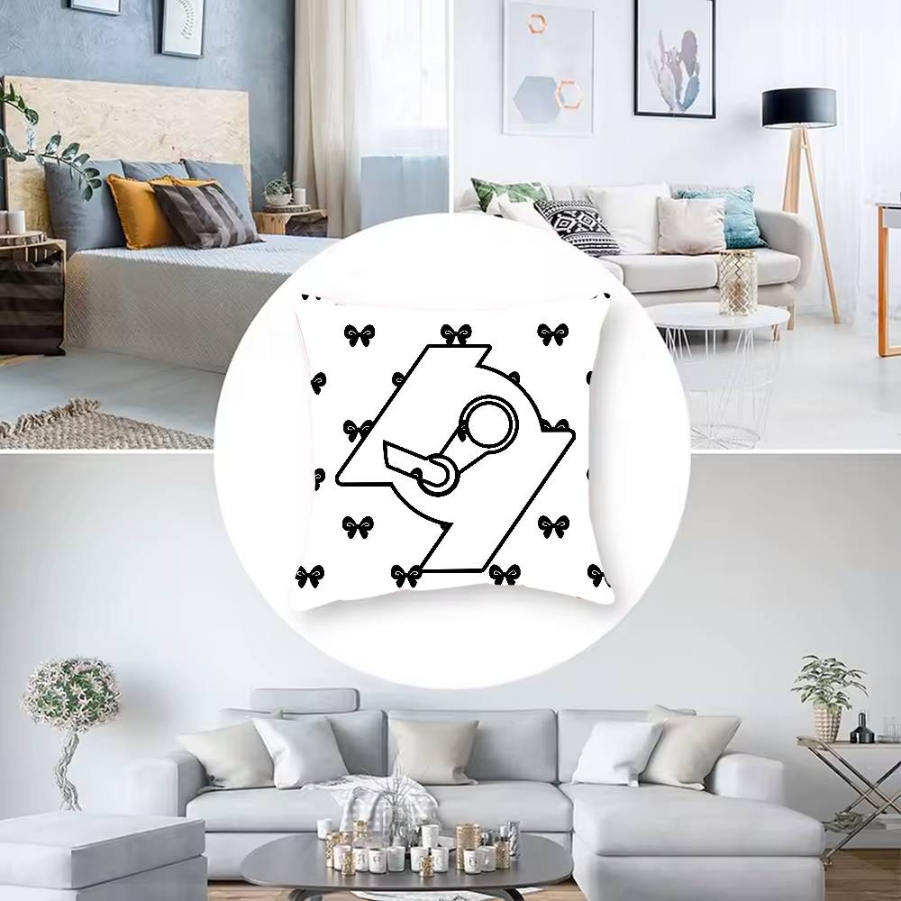 M-media S-steam Pillow Case Anti-dustmite Invisible zipper Sofa Bed