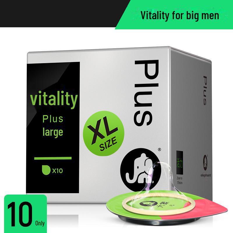 New Elephant Vitality XL Large Condoms for Men - Adult Family Planning Products
