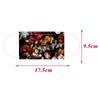 10PC Flower Print  for  Face Mask Disposable Earloop Mask