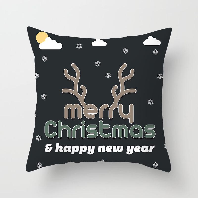 Home Furnishings Christmas Simple Sofa Pillow Cases