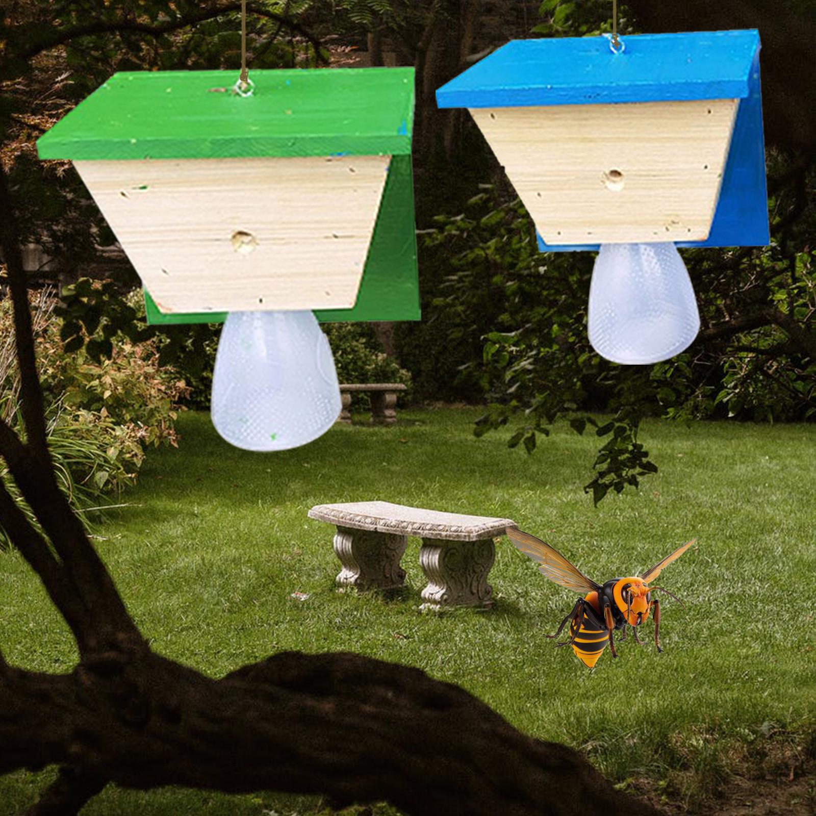 

Лучшая ловушка для пчел из натурального дерева. Карпентерская ловушка для пчел. Эффективная и многоразовая ловушка.