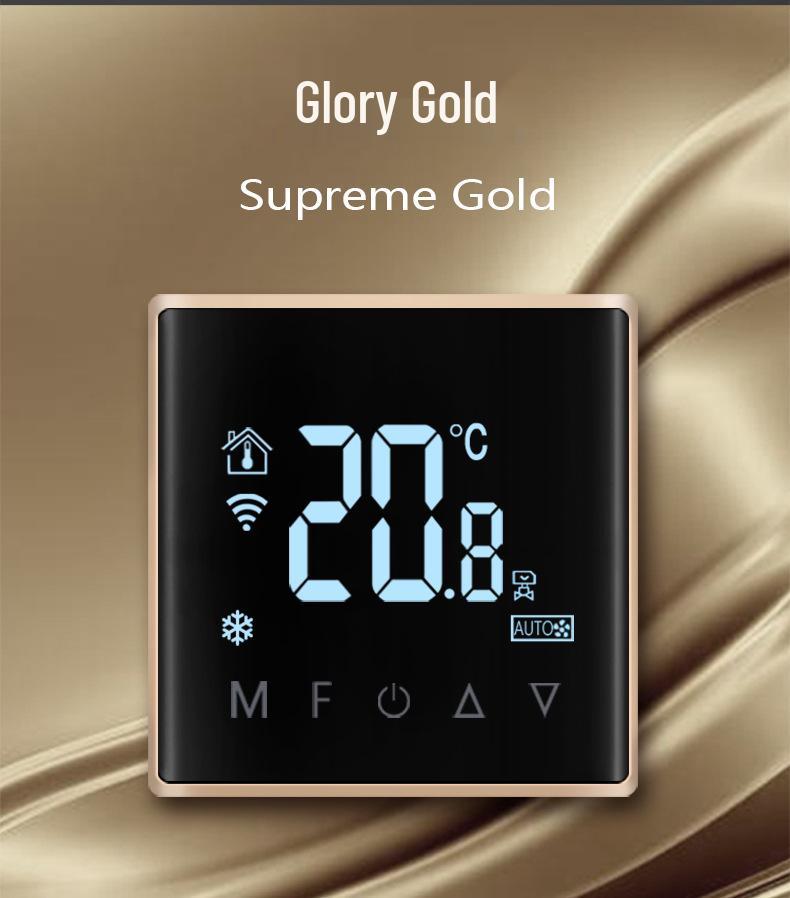 Smart Tuya Zigbee WiFi Klimaanlegg Termostat & Viftekonvektor Fjernkontrollpanel