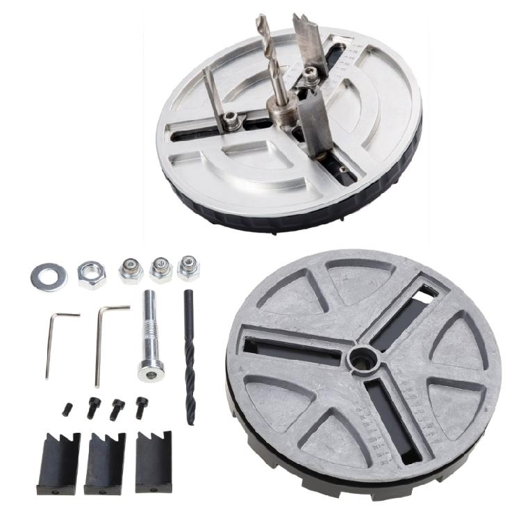 Heavy Duty Adjustable Hole Saw Hole Cutter Drill Bit for Metal Plastic Wood
