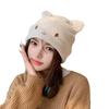 Confinement Hat Postpartum Pregnant Women Autumn and Winter Hat Women's Bag Head Winter Knitted Hat Wool Hat Show Face Little Cute Cold Hat