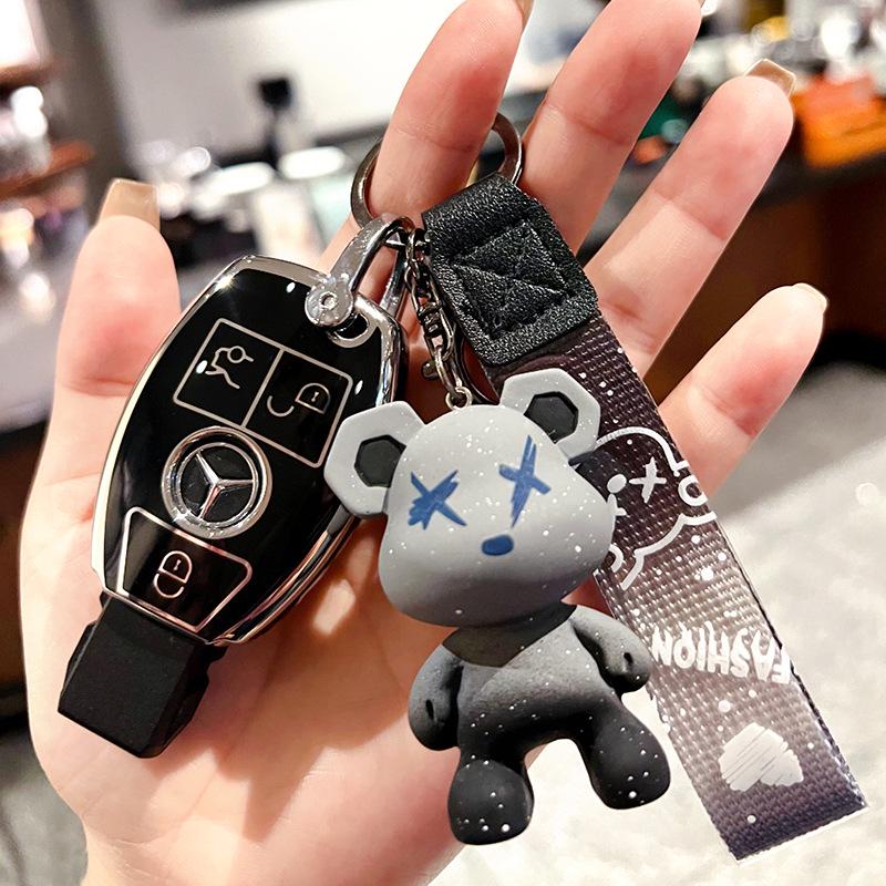 New Mercedes C-Class TPU Key Cover - Cartoon Style for EE200LE300LC260LA200LGLC