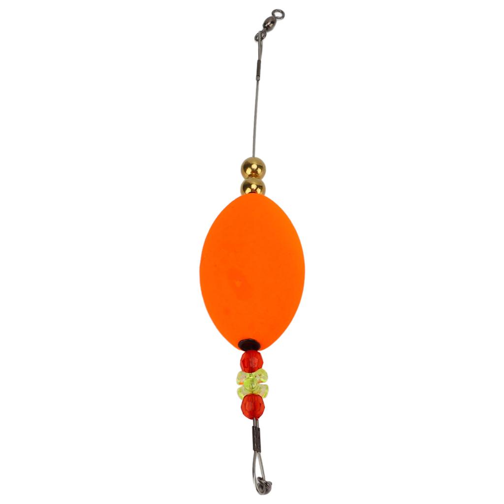 Roter Fisch Korkpose Angelgerät Hohe Empfindlichkeit Langlebiger Pose Stick für Tiefwasser Orange