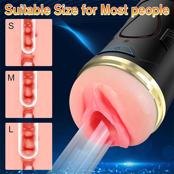 Automatic Male Masturbator Cup with 10 Vibrating Modes for Penis Stimulation, Male Sex Toys Electric Pocket Pussy Male Stroker Vibrator
