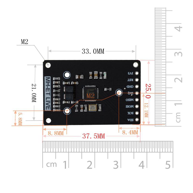 Mini Rc522 Rfid Sensor Modul Karten Leser Schreib Modul I2C Iic Schnittstel X7G3