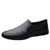 6688 Men'S Shoes Loafers Leather Shoes Foot Cowhide Surface One Pedal Flat-Soled Handmade Casual Shoes Large Size Single Shoes