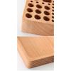 Beech Wood Handmade DIY Tool Rack For Printing Leather Carving Punching Diamond Tools Storage Box Leather Making Kit