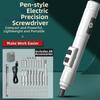 USB Rechargeable Cordless Electric Screwdriver Set Wireless Electric Drill  Repair Work