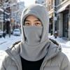 Fleece Balaclava Cycling Cap Cold-proof Ski Windproof Cap Motorcycle Bicycle Hat Warm Hood Hat  Ski