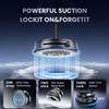 Vacuum Magnetic Car Phone Holder, Strong Suction Cup Mount with Secure Lock