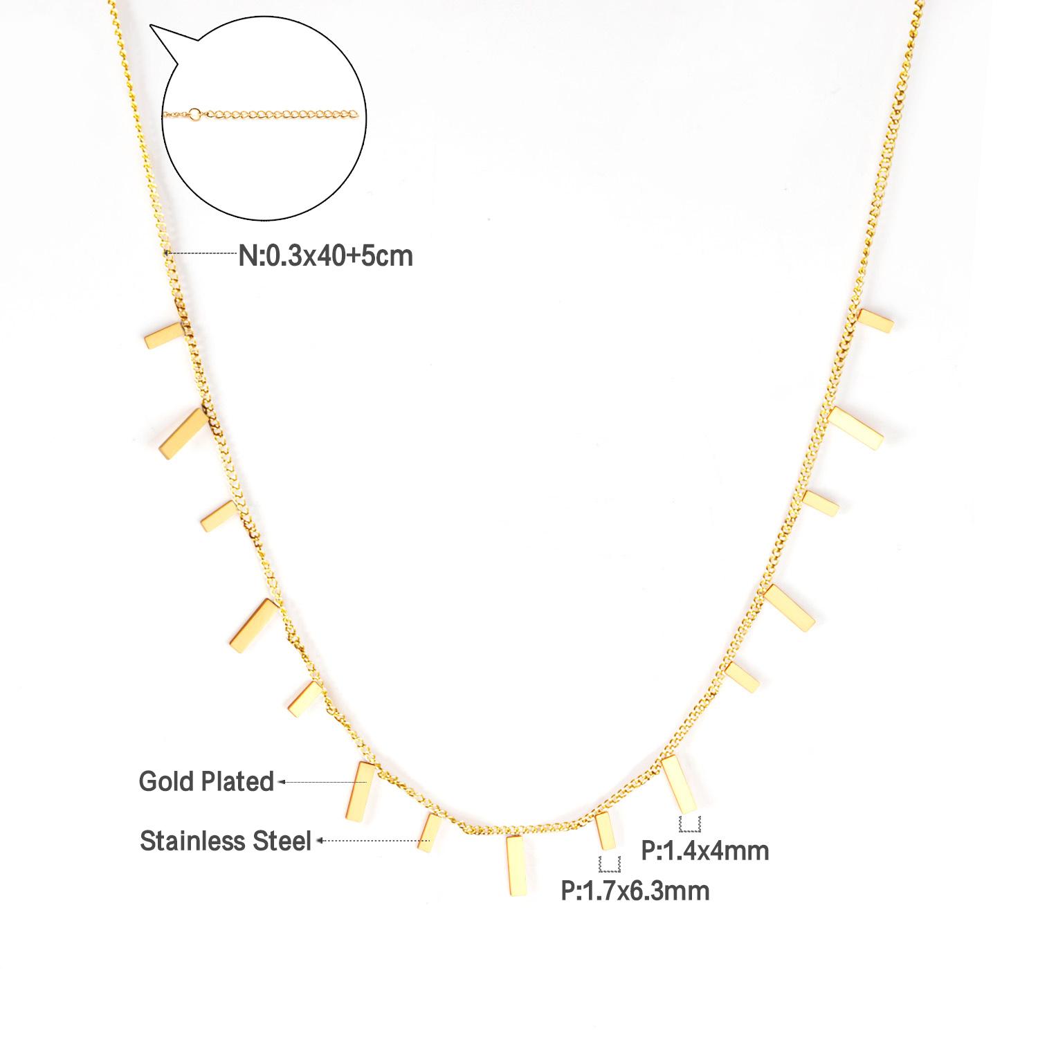 Woman Collier Golden Chains Necklaces Bohemia Star Heart Elegant Stainless Steel Jewelry Trendy