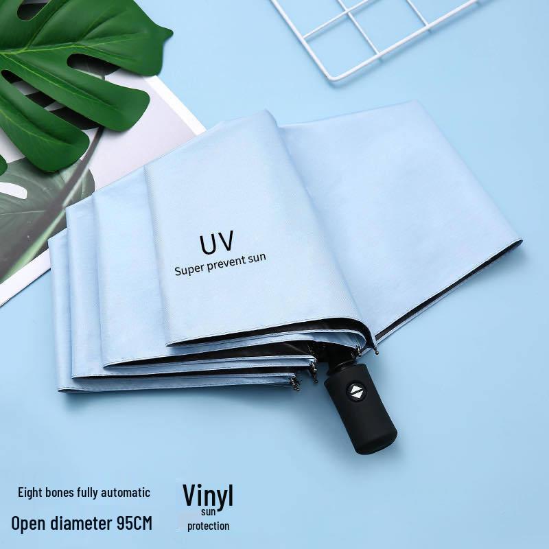 Extra Large Dual-Use Folding Umbrella, Auto-Open, Reinforced for Rain & Sun, UV Protection, Sunshade for Women & Men