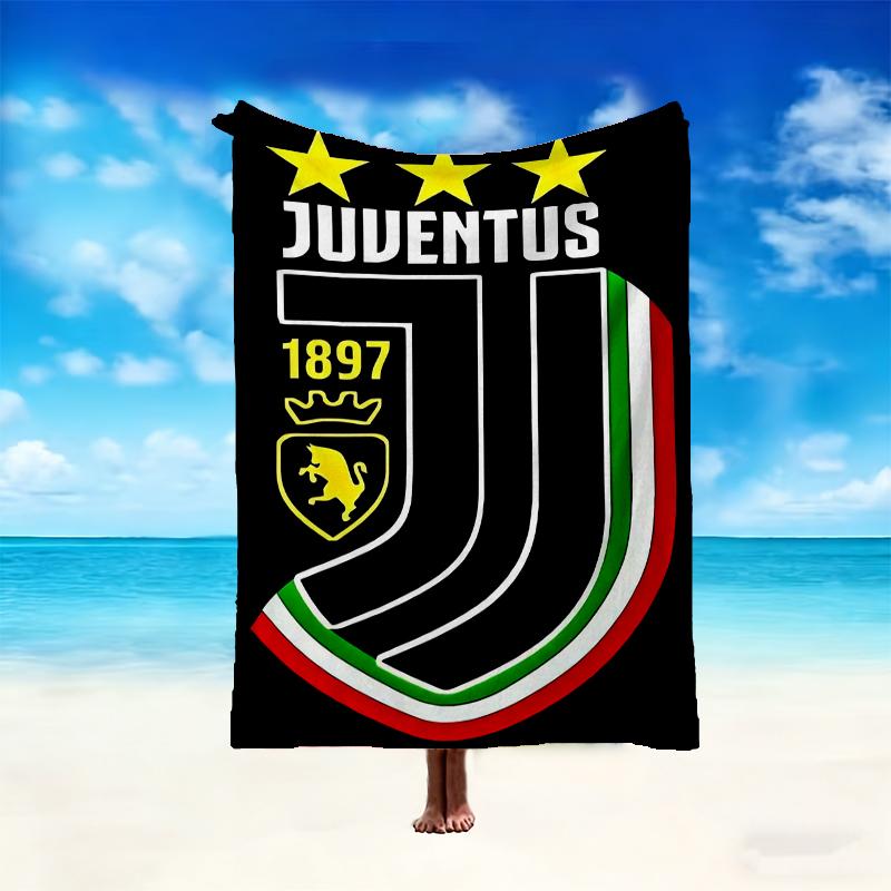 1 Stück Bequeme Heimdruck-Kuscheldecke, Juventus Fußballclub-Decke für Bett und Sofa, Besonderes Geschenk für die Familie