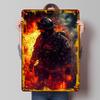 Firefighter Flames Sign Military Poster Vintage Home Decor Items Custom Metal Tin Signs for Wall Art Decoration Art of Murals