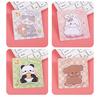 4Pcs Sticky Paper Cute Special-Shaped Cartoon Design Self Adhesive Note Pads