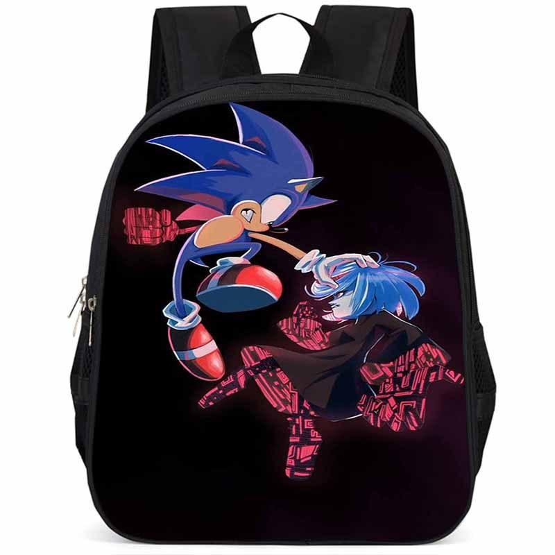 Sonic 15-inch Large Capacity Lightweight Oxford Cloth Backpack For Kids